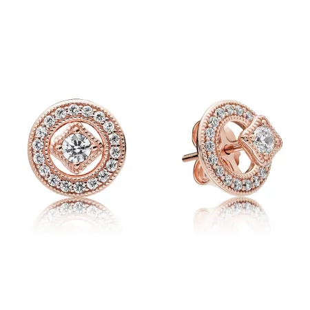 Vintage Allure Earrings, PANDORA Rose™ & Clear CZ - 280721CZ Vintage Allure Earrings, PANDORA Rose™ & Clear CZ - 280721CZ