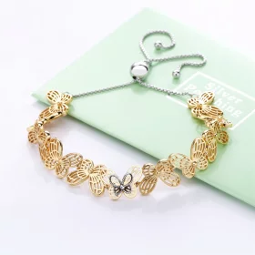 Openwork Butterflies Sliding Bracelet, Pandora Shine™ - 567957 Openwork Butterflies Sliding Bracelet, Pandora Shine™ - 567957