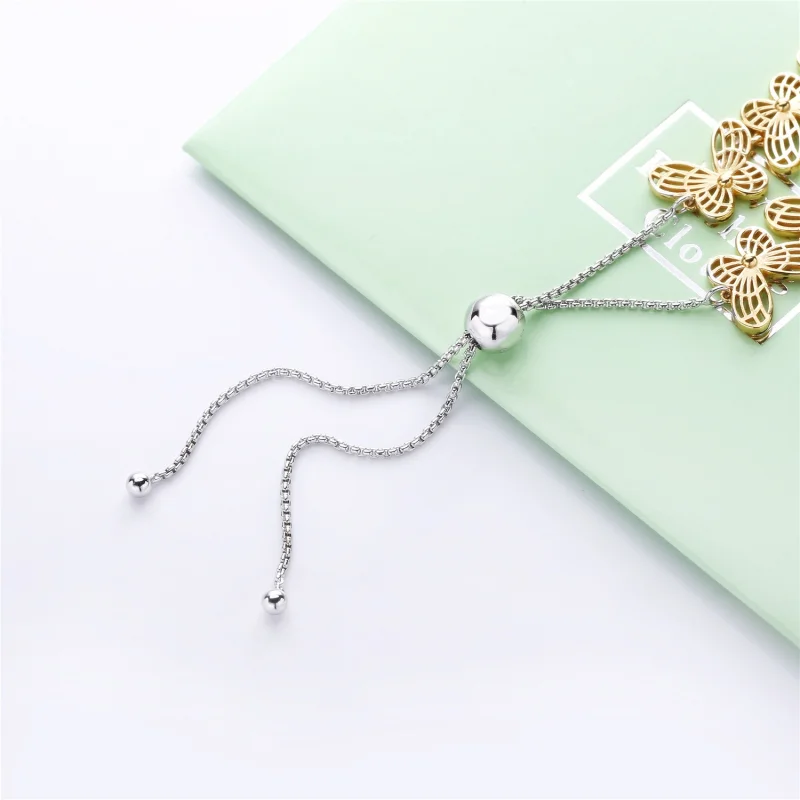 (image for) Openwork Butterflies Sliding Bracelet, Pandora Shine™ - 567957 - View 4