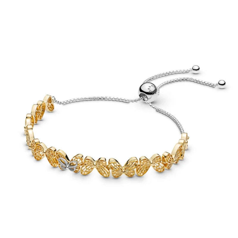 (image for) Openwork Butterflies Sliding Bracelet, Pandora Shine™ - 567957 - Product Image