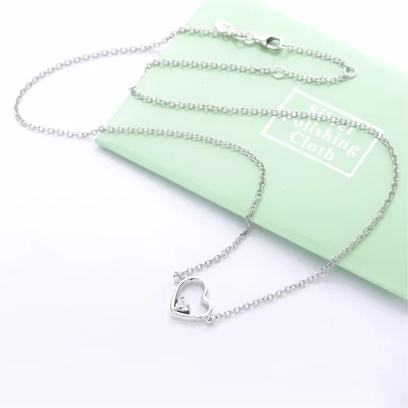 PANDORA Asymmetric Heart of Love Necklace - 397797CZ
