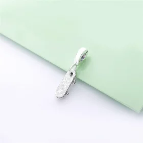 PANDORA Be Free Skateboard Dangle Charm, Clear CZ - 797206CZ PANDORA Be Free Skateboard Dangle Charm, Clear CZ - 797206CZ