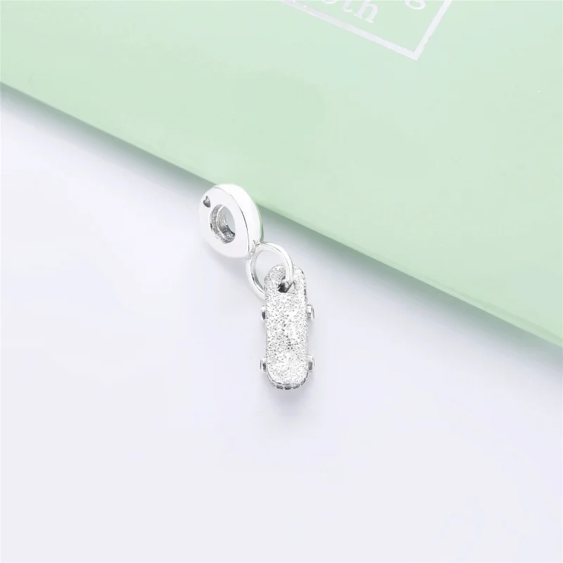 (image for) PANDORA Be Free Skateboard Dangle Charm, Clear CZ - 797206CZ - View 4