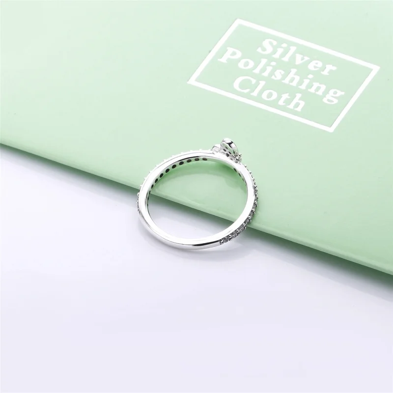 (image for) PANDORA Bedazzling Butterfly Ring - 197948CZ - View 4