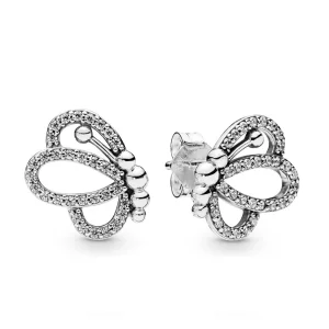 (image for) PANDORA Butterfly Outlines Earrings - 297912CZ