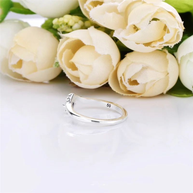 (image for) PANDORA Classic Wish Ring in Sterling Silver - 197790CZ - View 4