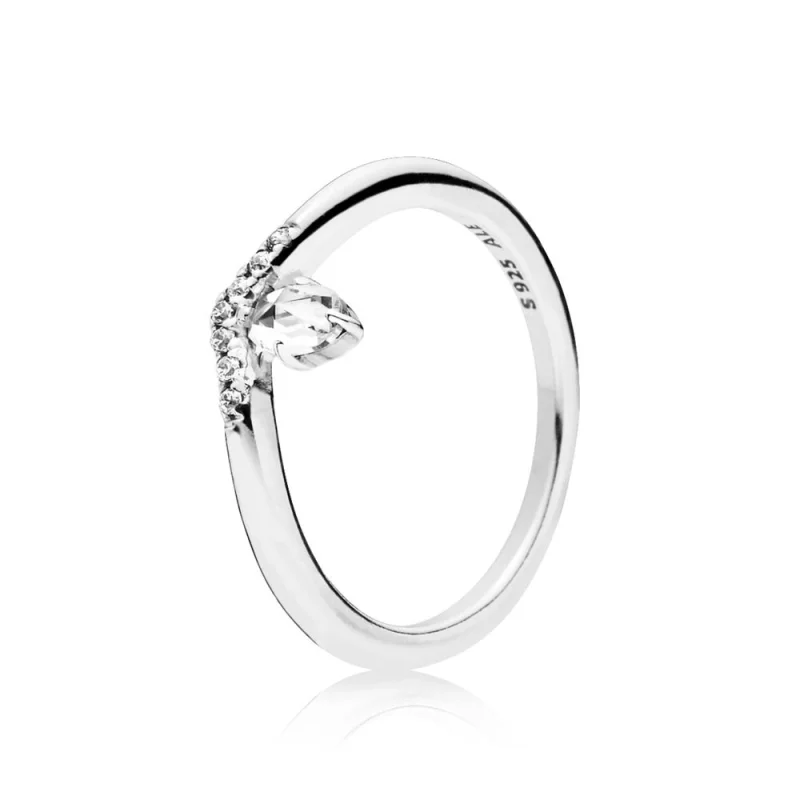 (image for) PANDORA Classic Wish Ring in Sterling Silver - 197790CZ - Product Image