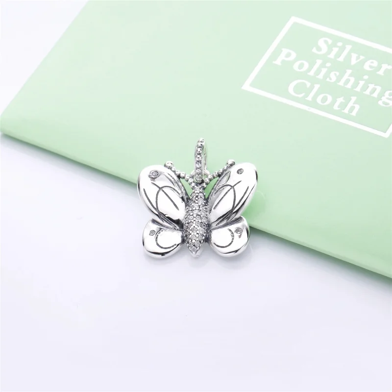 (image for) PANDORA Decorative Butterfly Charm - 797880CZ - View 3