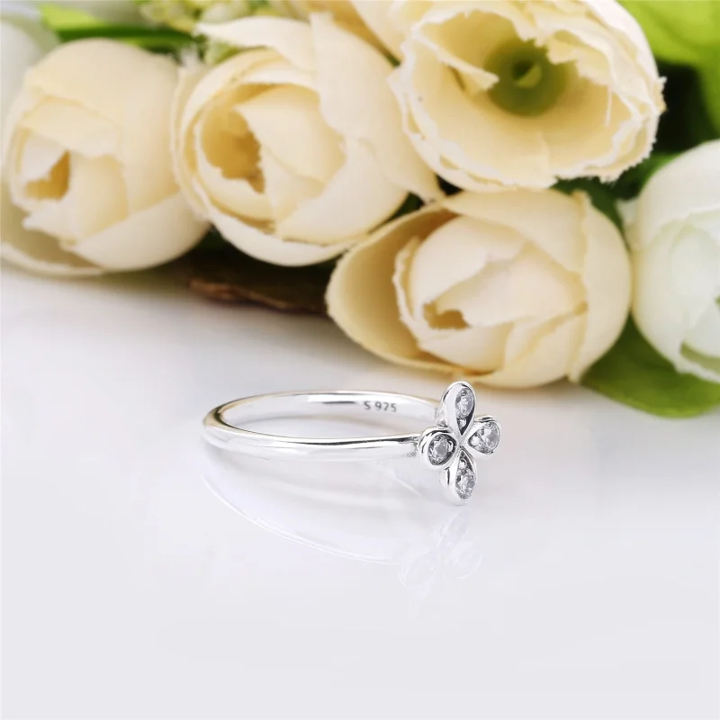 (image for) PANDORA Four-Petal Flower Ring - 197967CZ - View 4