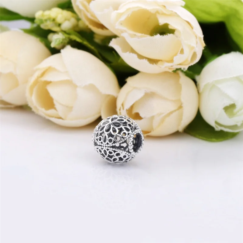 (image for) PANDORA Openwork Flower Charm - 797853 - View 3