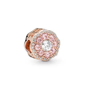 PANDORA Pink Sparkle Flower Charm - 787851NPM
