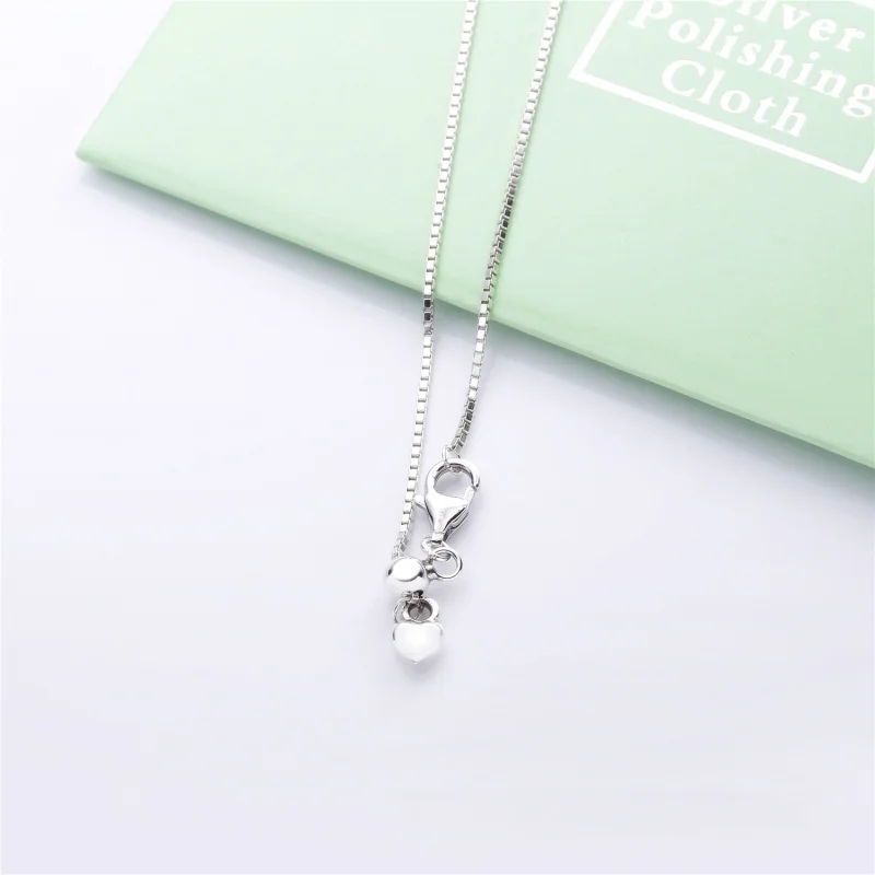 (image for) PANDORA Shimmering Wish Necklace in Silver - 397802CZ - View 4