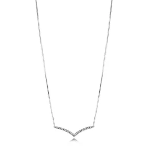 (image for) PANDORA Shimmering Wish Necklace in Silver - 397802CZ