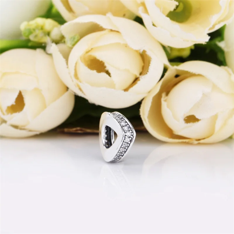 (image for) PANDORA Shimmering Wish Spacer Charm in Sterling Silver - 797808CZ - View 2