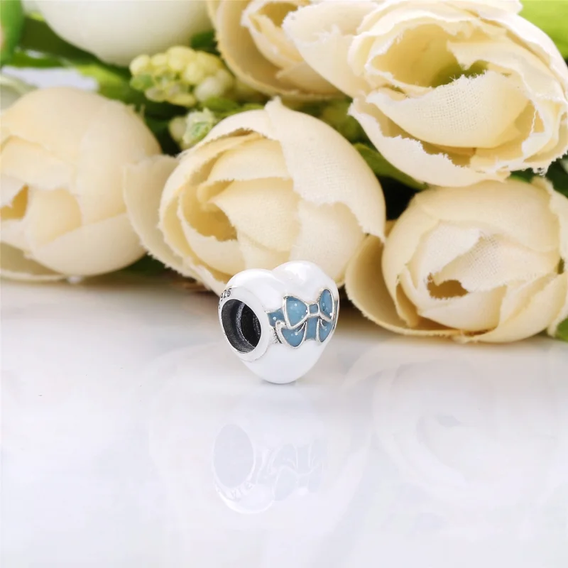 (image for) PANDORA White Day Love Charm in Sterling Silver - 797784ENMX - View 4