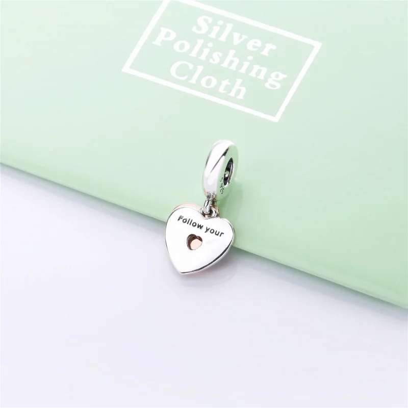 (image for) Path to Love Dangle Charm in Pandora Rose - 787801NBP - View 4