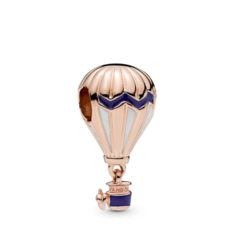 (image for) Blue Hot Air Balloon Dangle Charm, Pandora Rose™ - 788055ENMX - Product Image
