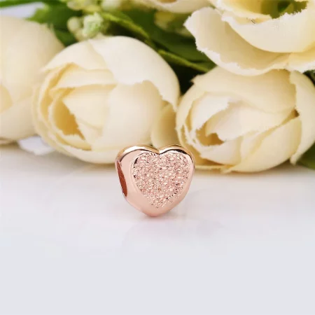 Matte Brilliance Heart Charm, Pandora Rose™ - 787881