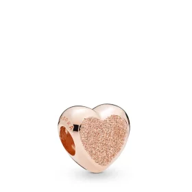 Matte Brilliance Heart Charm, Pandora Rose™ - 787881