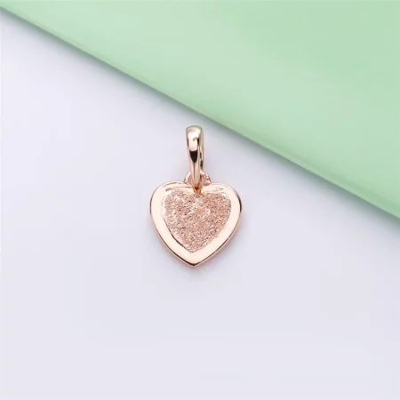 Matte Brilliance Heart Pendant, Pandora Rose™ - 387926