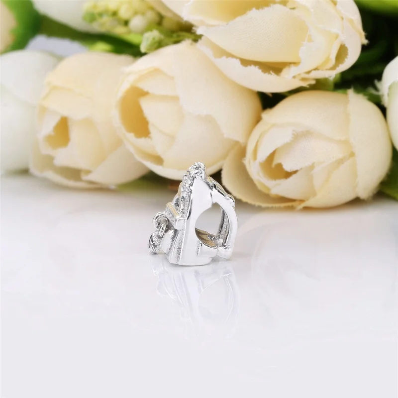 (image for) PANDORA Adventure Bag Charm, Clear CZ - 797859CZ - View 4