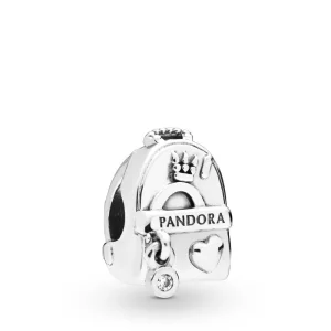 (image for) PANDORA Adventure Bag Charm, Clear CZ - 797859CZ