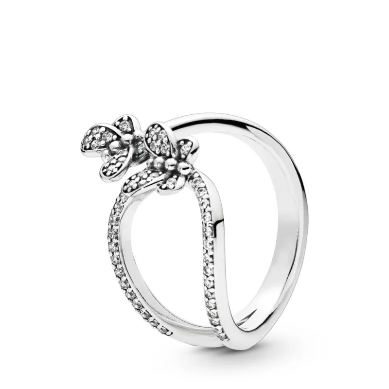 (image for) PANDORA Bedazzling Butterflies Ring - 197920CZ - Product Image