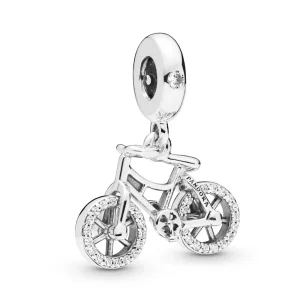 (image for) PANDORA Brilliant Bicycle Dangle Charm - 797858CZ