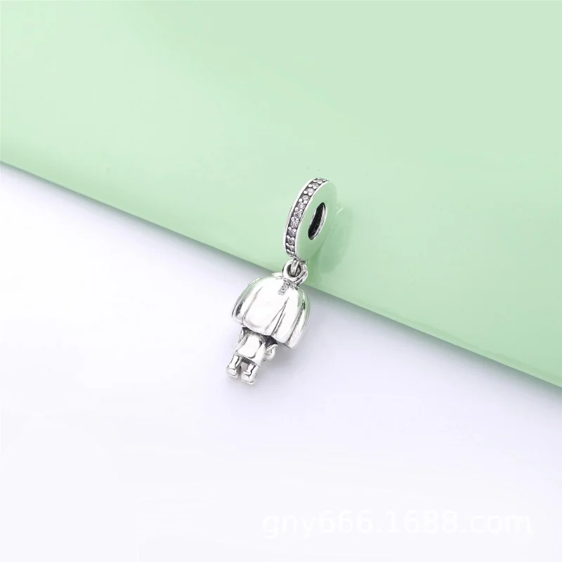 (image for) PANDORA Chinese Flower Girl Dangle Charm - 798114SSP - View 3