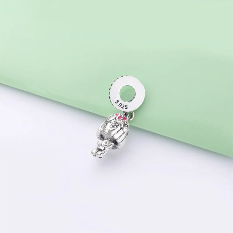 (image for) PANDORA Chinese Flower Girl Dangle Charm - 798114SSP - View 4
