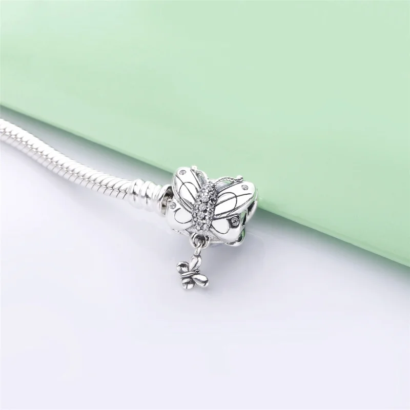 (image for) PANDORA Decorative Butterfly Bracelet - 597929CZ - View 2