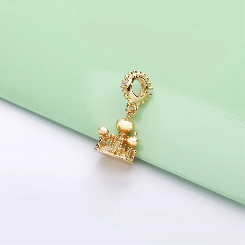 (image for) PANDORA Disney, Agrabah Castle Dangle Charm - 768040CZ - View 2