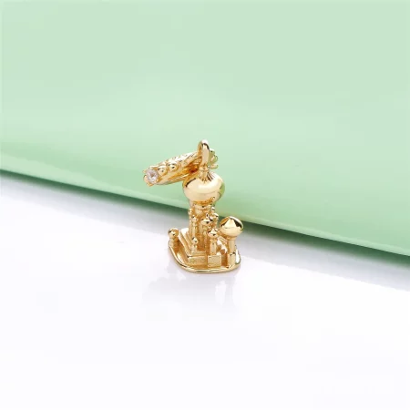 PANDORA Disney, Agrabah Castle Dangle Charm - 768040CZ
