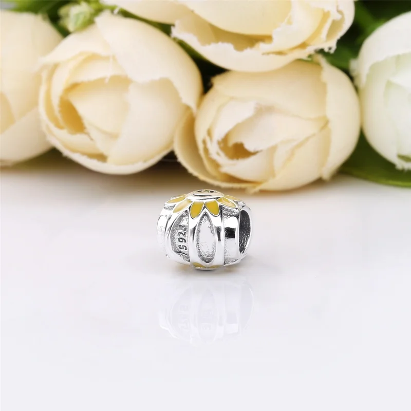 (image for) PANDORA Enamel Sun Charm - 790532EN20 - View 4