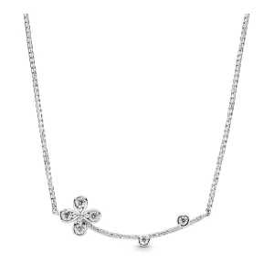 (image for) PANDORA Four-Petal Flower Necklace - 397956CZ