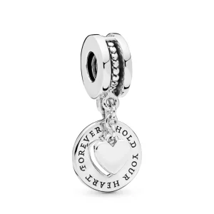 (image for) PANDORA Hold Your Heart Split Dangle Charm - 798115