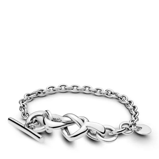 PANDORA Knotted Heart Bracelet - 598100