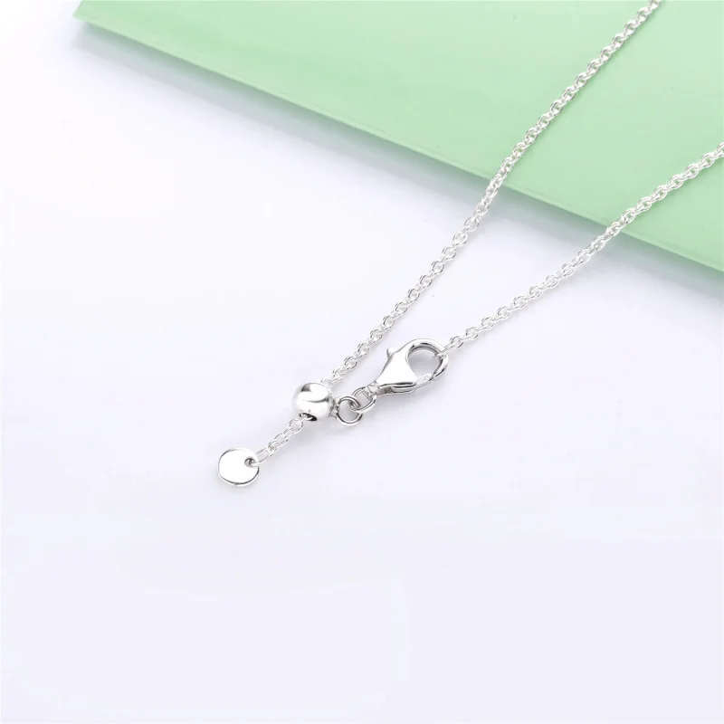 (image for) PANDORA Knotted Heart Necklace - 398078CZ - View 3