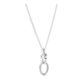 PANDORA Knotted Heart Necklace - 398078CZ