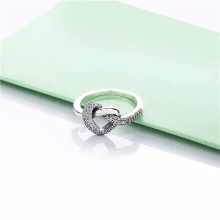 PANDORA Knotted Heart Ring - 198086CZ