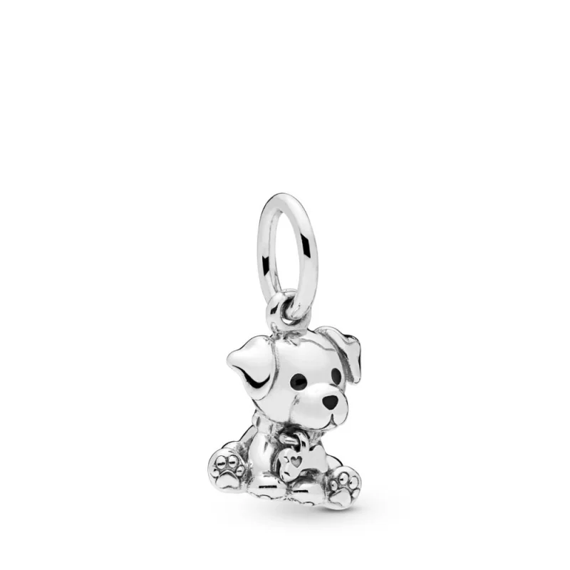 (image for) PANDORA Labrador Puppy Dangle Charm - 798009EN16 - Product Image