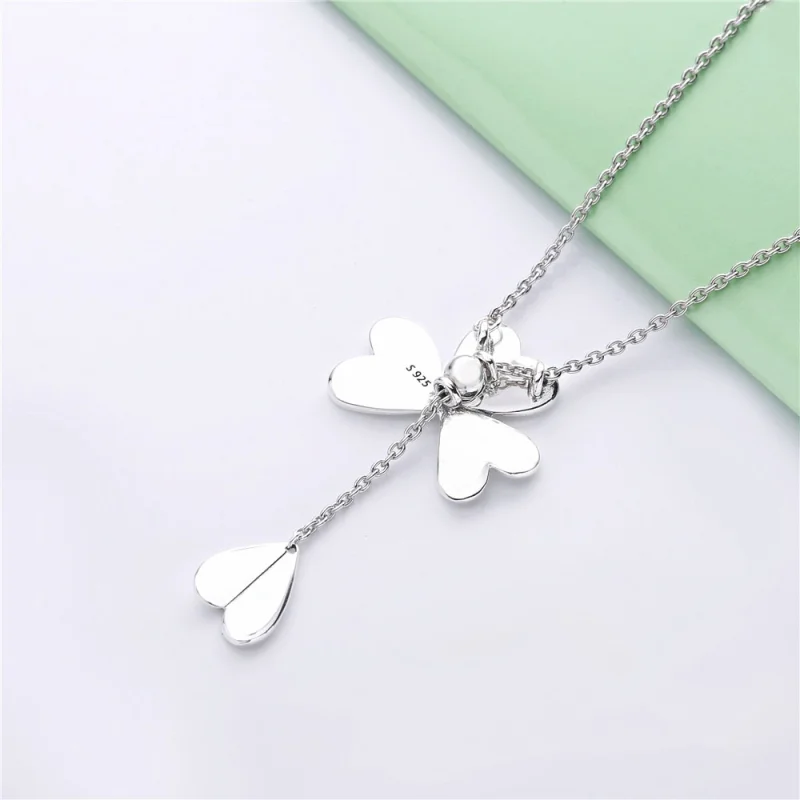 (image for) PANDORA Lucky Four-Leaf Clover Necklace - 397925 - View 4