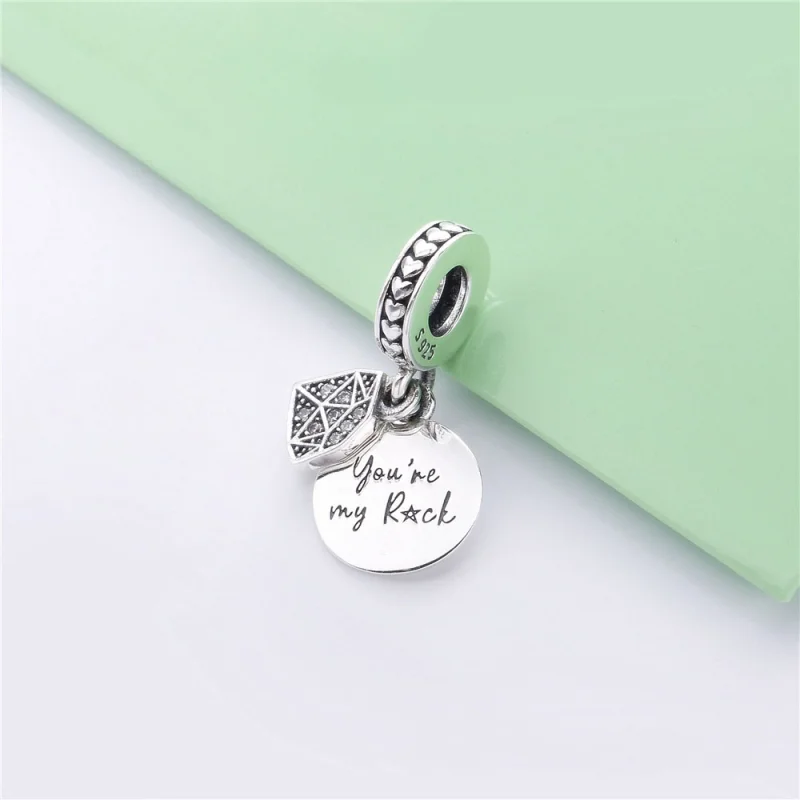 (image for) PANDORA My Rock Dangle Charm - 798102CZ - View 3