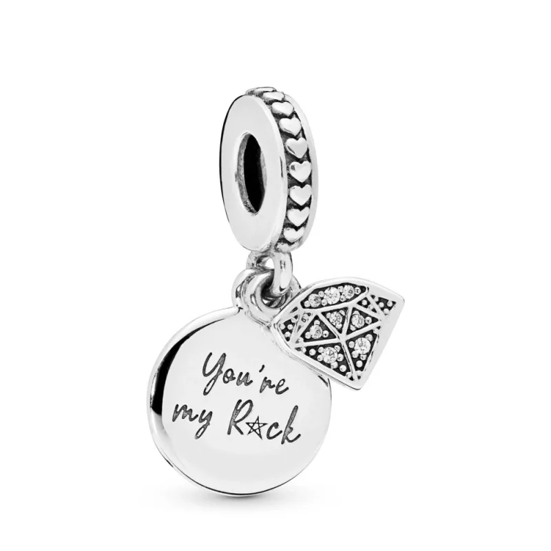 (image for) PANDORA My Rock Dangle Charm - 798102CZ - Product Image