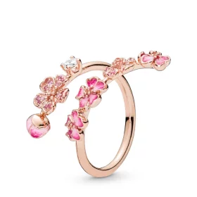 PANDORA Peach Blossom Flower Branch Ring - 188088NCCMX PANDORA Peach Blossom Flower Branch Ring - 188088NCCMX
