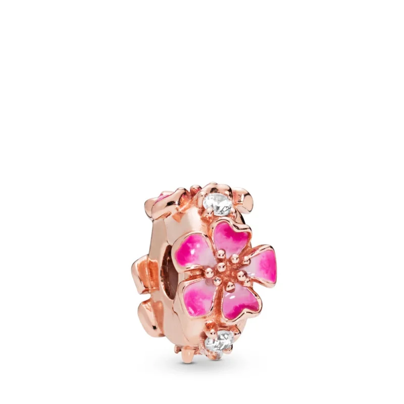 (image for) PANDORA Peach Blossom Flower Clip - 788099CZ - Product Image