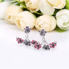 PANDORA Peach Blossom Flowers Earrings - 298113NCCMX PANDORA Peach Blossom Flowers Earrings - 298113NCCMX