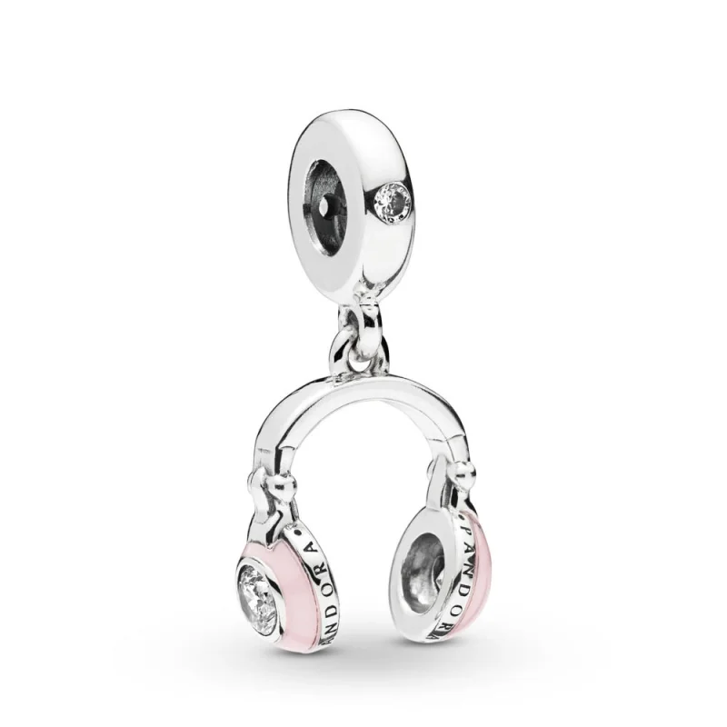 (image for) PANDORA Pink Headphones Dangle Charm - 797902EN160 - Product Image