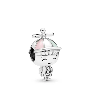 PANDORA Propeller Hat Boy Charm - 798015ENMX (image for) PANDORA Propeller Hat Boy Charm - 798015ENMX