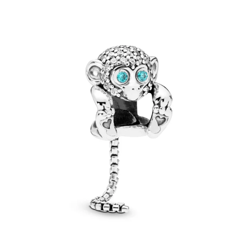 (image for) PANDORA Sparkling Monkey Charm - 798054CZ - Product Image
